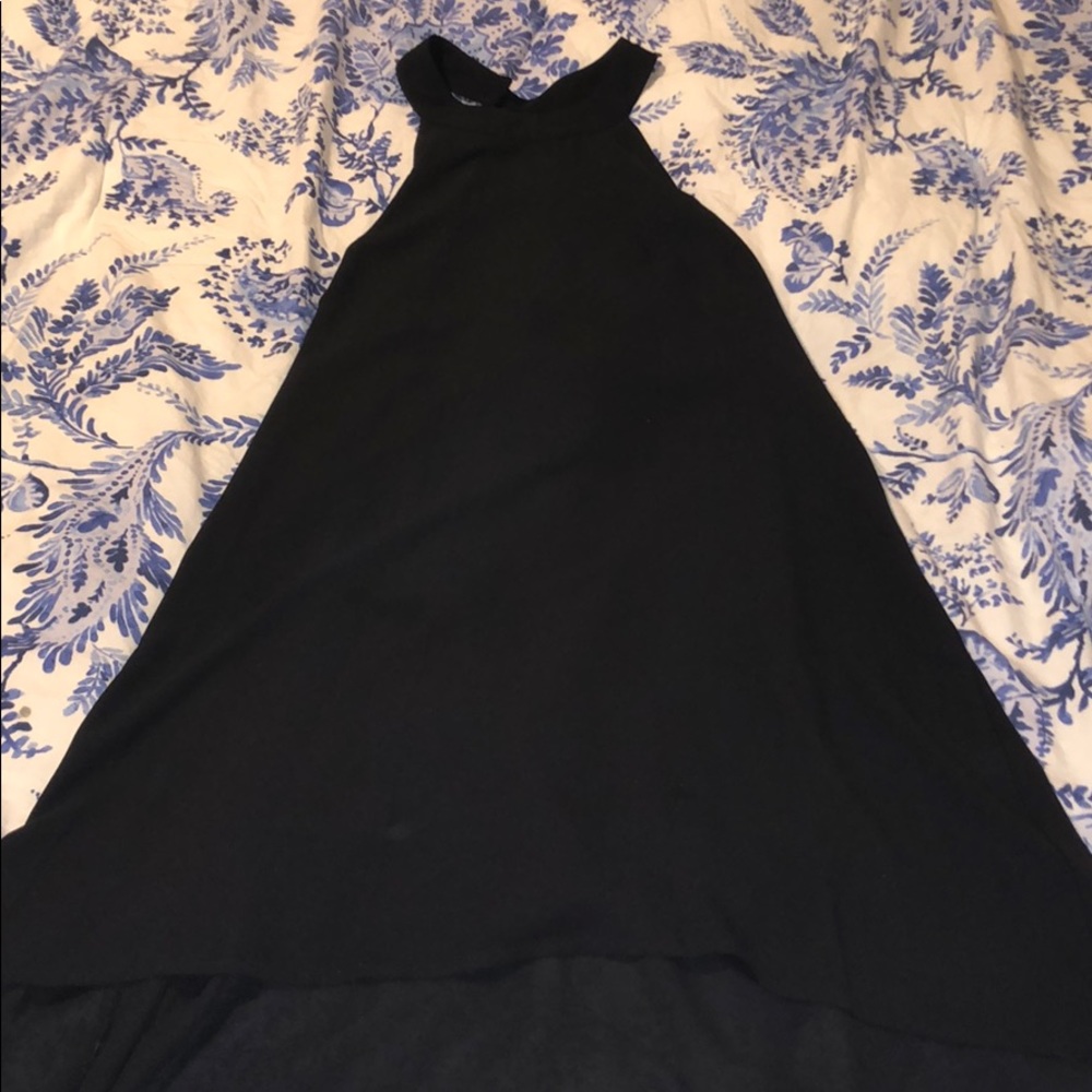 Open back flow dress